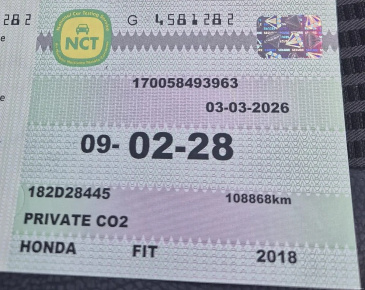 Honda Fit 2018 *NEW NCT 02-28* 1.5 HYBRID AUTO 5dr - Image 2