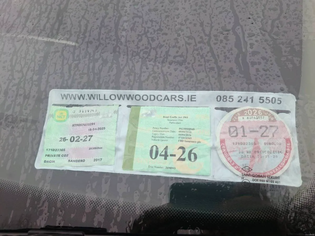 2017 Dacia Sandero Stepway 1.5DCI NCT&TAXED - Image 3