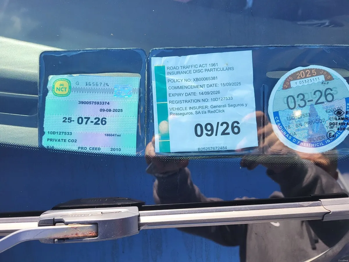 pro Ceed 2010 tax. test.mint condition - Image 3