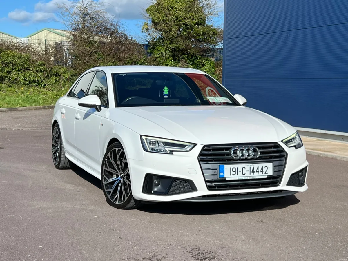 Audi A4 2019 S Line Automatic white 190 bhp - Image 1