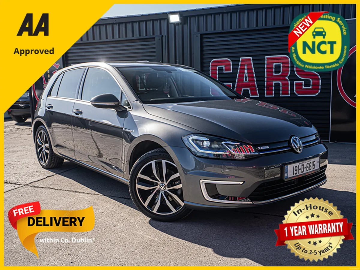 2019 VW E-Golf/High spec/New NCT/1yr warranty - Image 1