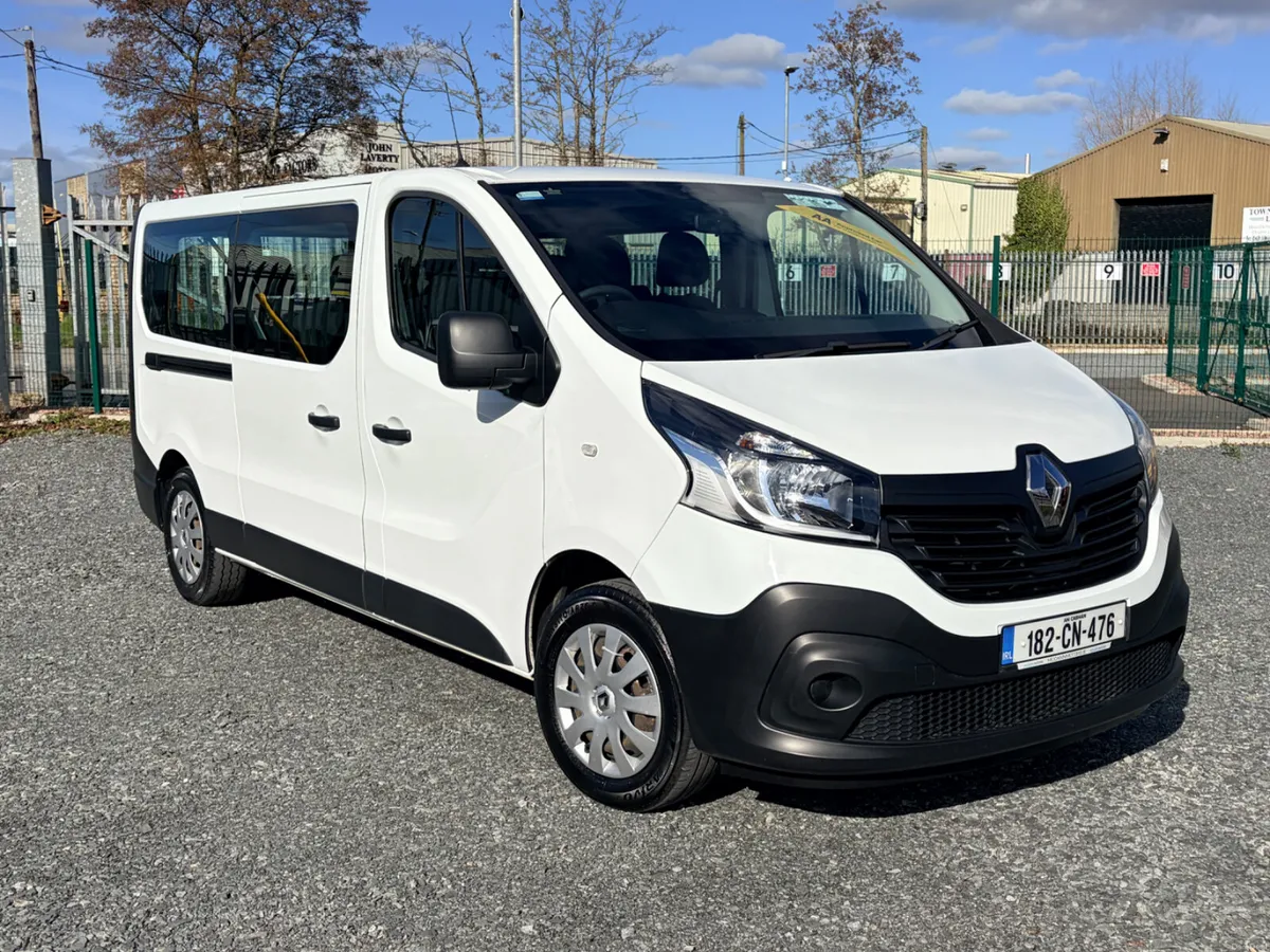 2018 RENAULT TRAFFIC 1.6CDI 9 SEATER MINIBUS - Image 1