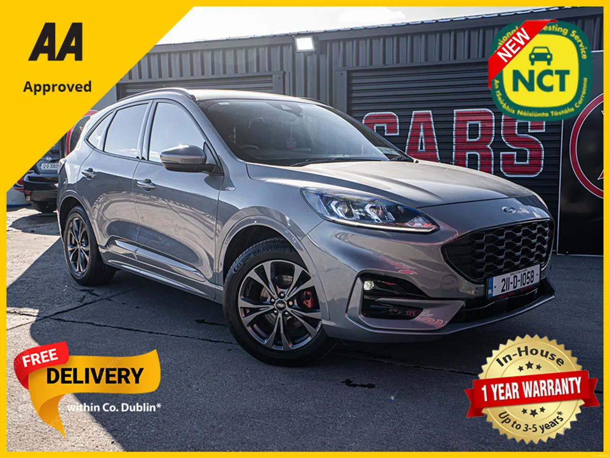 2021 Kuga 1.5d ST-LINE/FSH/New NCT/1yr warranty - Image 1