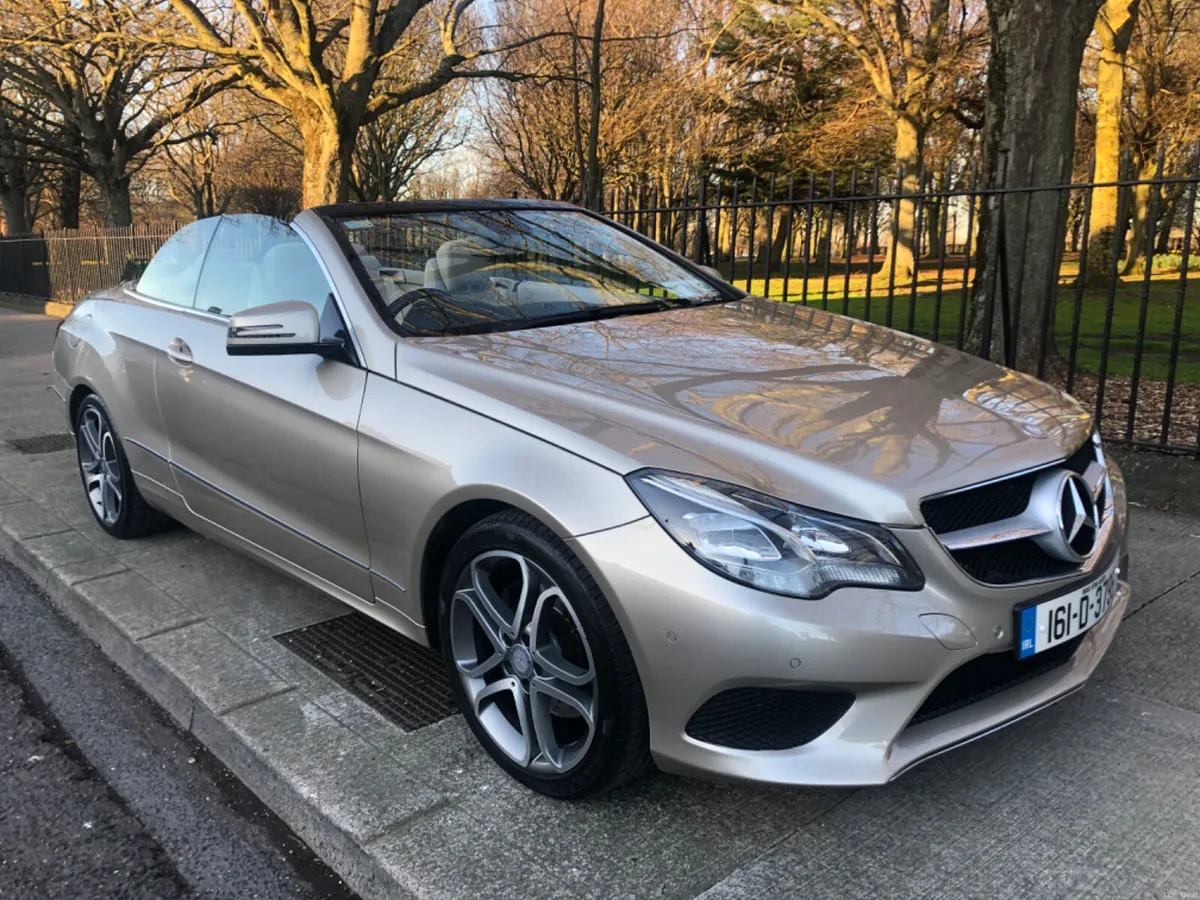 2016 MERCEDES E220 CONVERTIBLE only 75000kms - Image 1