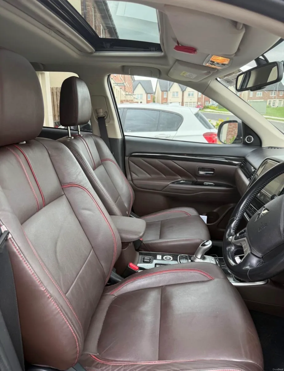 2017 Outlander PHEV with sunroof -Ruby black color - Image 2