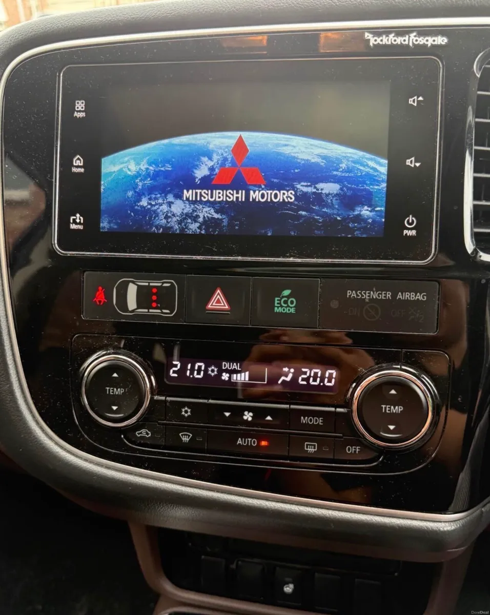 2017 Outlander PHEV with sunroof -Ruby black color - Image 4