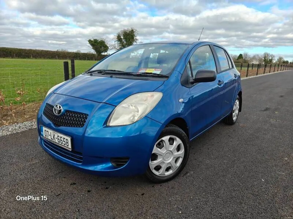 2007 Toyota Yaris 1.0 (New NCT 01/27) Low KMs - Image 4