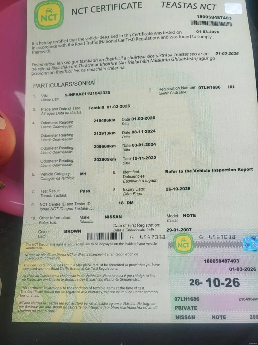 Nissan note 07 - Image 2