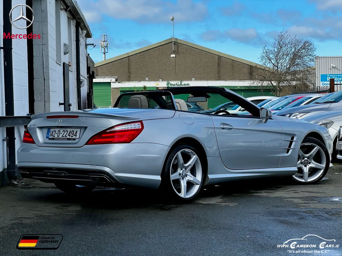 MERCEDES SL400 AMG LINE HARD TOP V6 SILVER - Image 2
