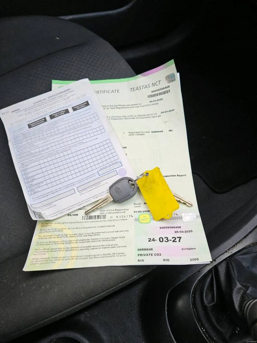 Kia rio 1.5 diesel new nct 3/27 - Image 4