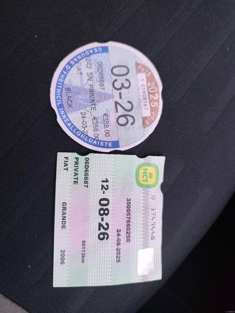 58k Miles NCT 08/26 Fiat Punto 1.2 Dynamics 2006 - Image 3