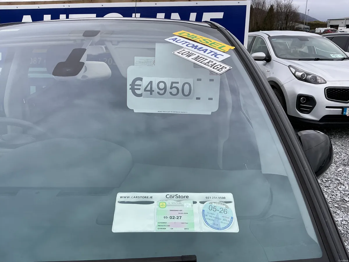 2013 CITROEN C4 AUTOMATIC 1.6 HDI LOW KMS NCT 2/27 - Image 4