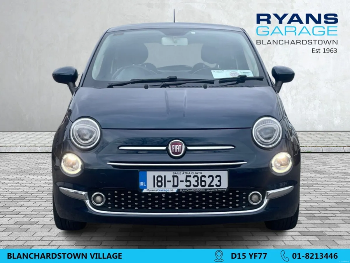Fiat 500 1.2 LOUNGE 3DR  PAN SUNROOF - Image 2