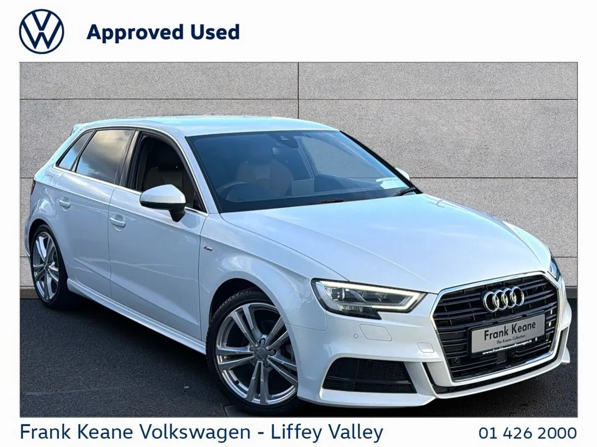 Audi A3 S-LINE AUTO 1.4 *WHITE* *HALF LEATHER* *HE - Image 1