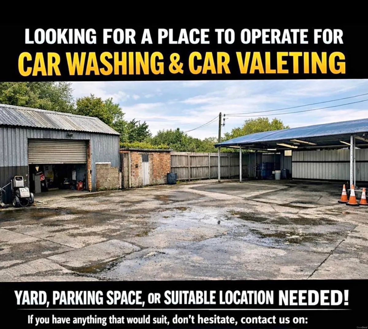 Wanted car wash free yard