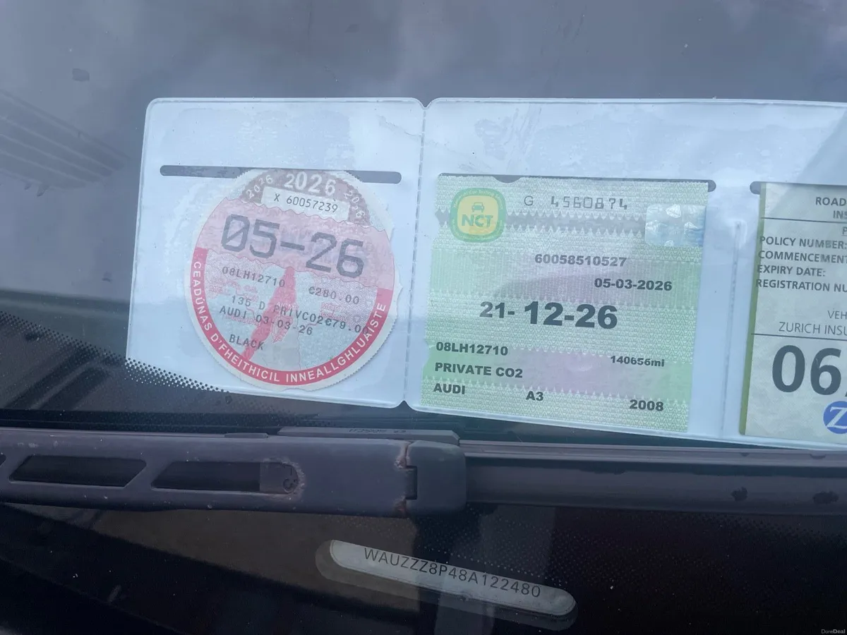 Audi a3 1.9 TDI NEW NCT and TAXED - Image 2