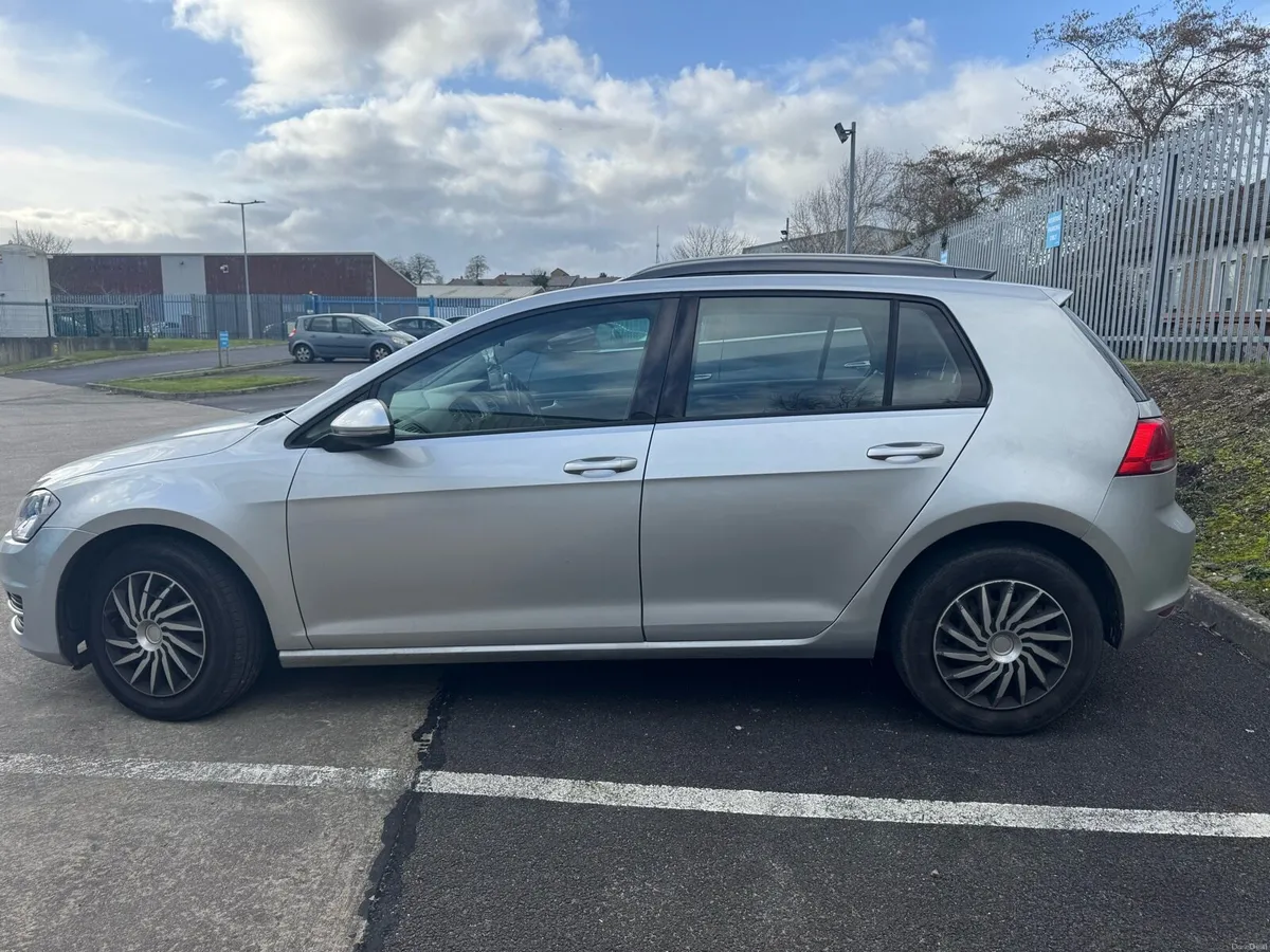 Volkswagen Golf 1.6TDI 5 door silver - Image 1