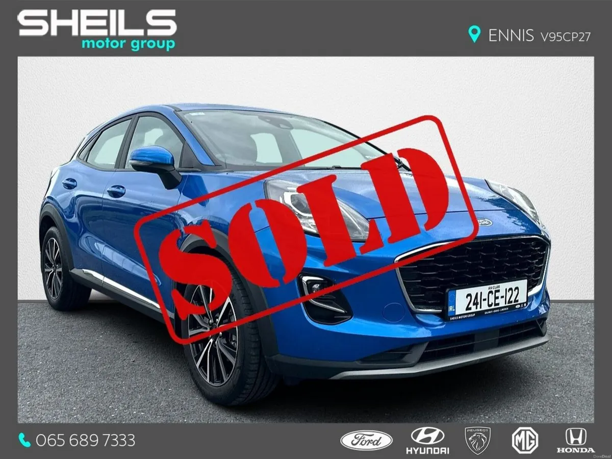 Ford Puma *SOLD* 1.0 Petrol Hybrid Titanium - Image 1