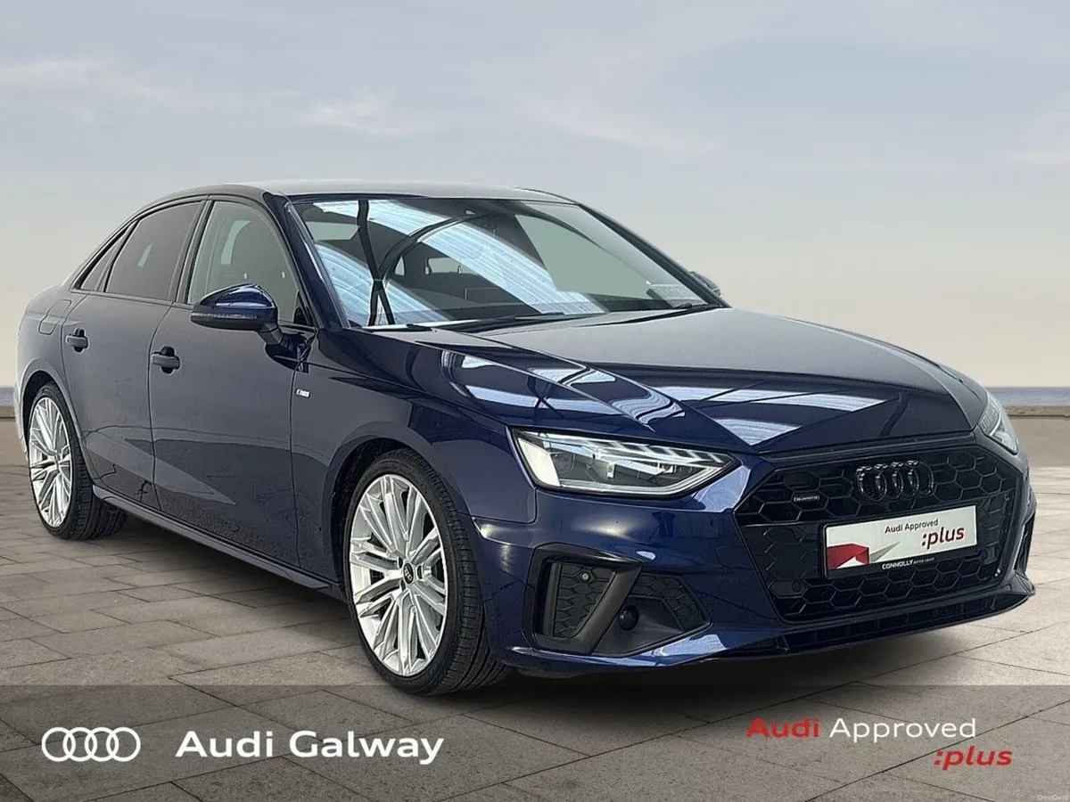 Audi A4 €384 p/m - S-LINE TDI 204HP QTR A/T 'BLACK - Image 1