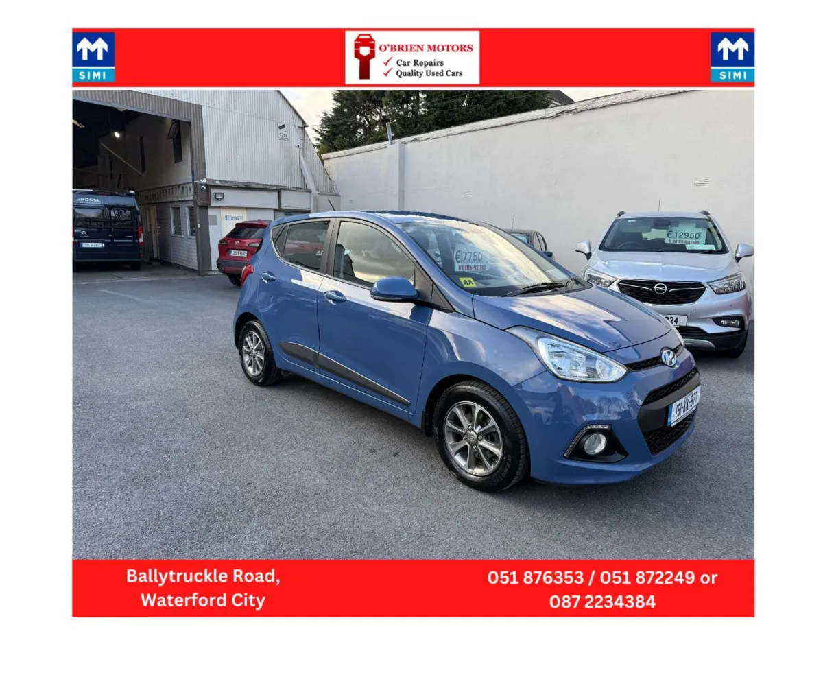 2015 Hyundai I10 Deluxe, Blue, 5 Door, Hatchback. - Image 4