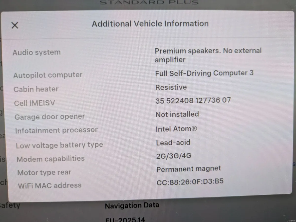 Tesla Model 3 2019 SR+ (Fremont) - Image 3