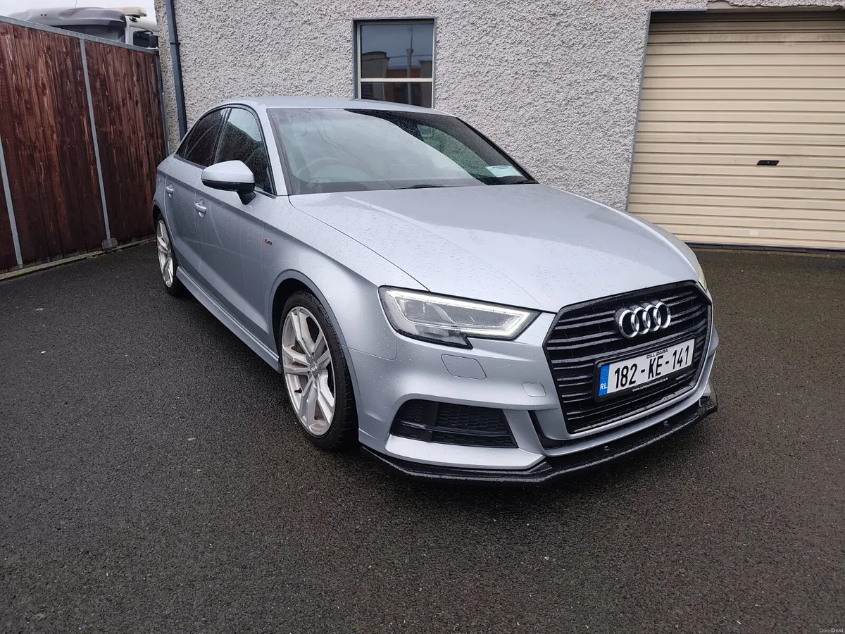 Audi A3 S line auto low km Irish car from new 2018 - Image 4