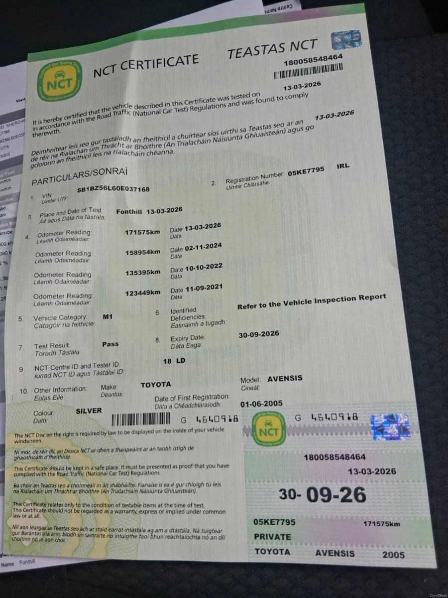 Toyota avensis €2400 - Image 2