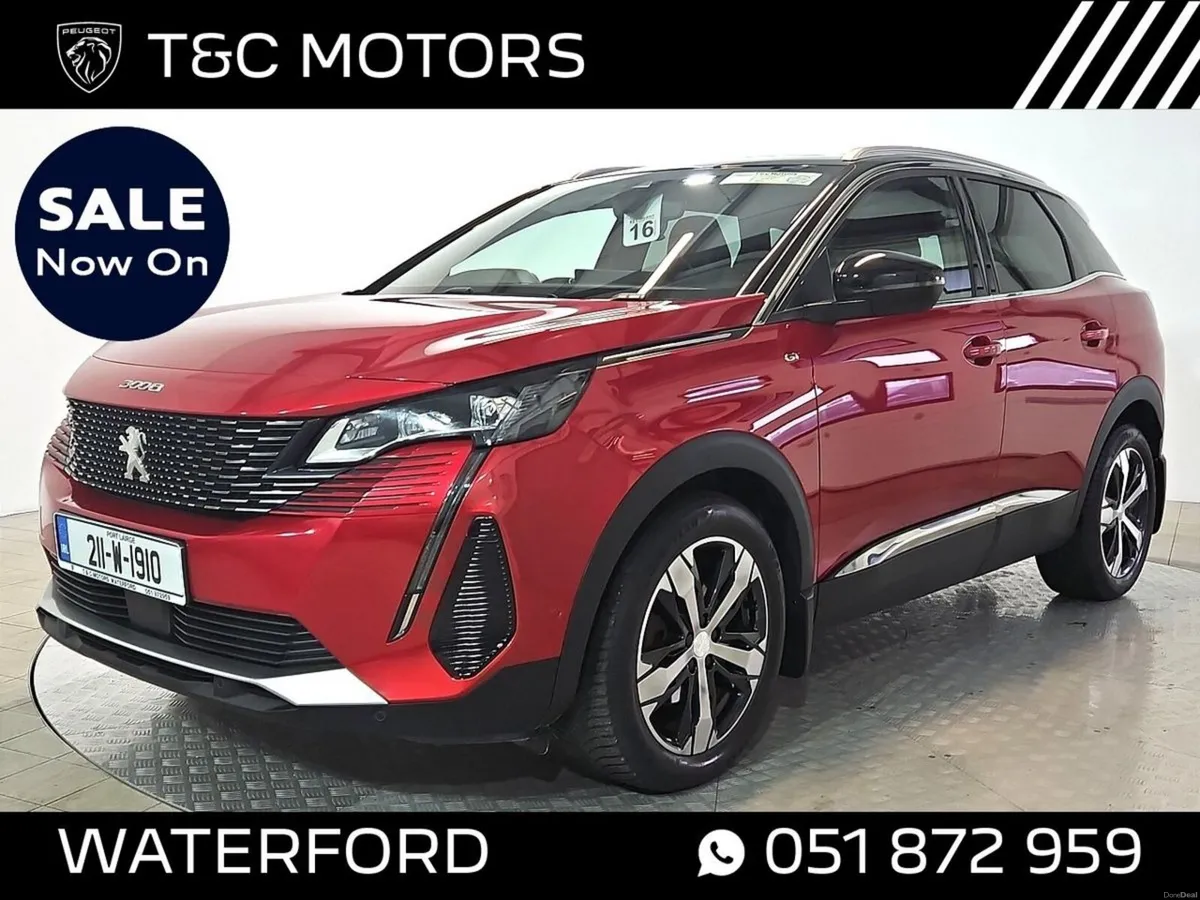 Peugeot 3008 GT Model with Panoramic Sunroof, Only - Image 1