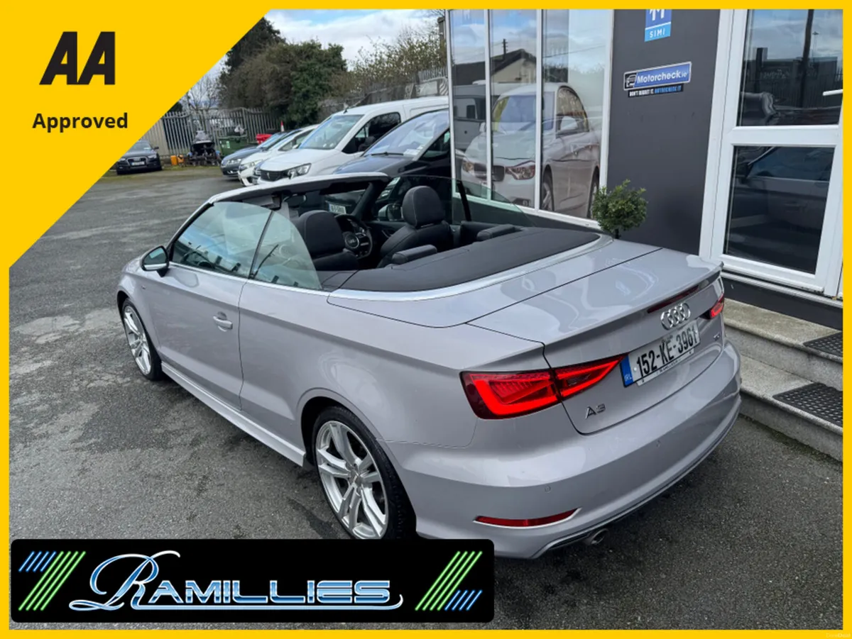 Audi A3 1.6 TDI S-Line Convertible, Stunning Condi - Image 3
