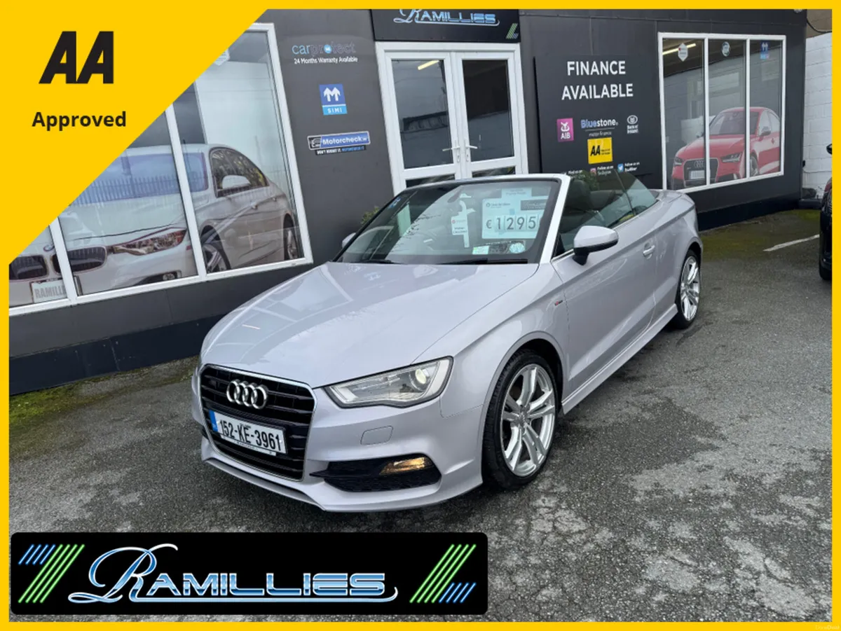 Audi A3 1.6 TDI S-Line Convertible, Stunning Condi - Image 1