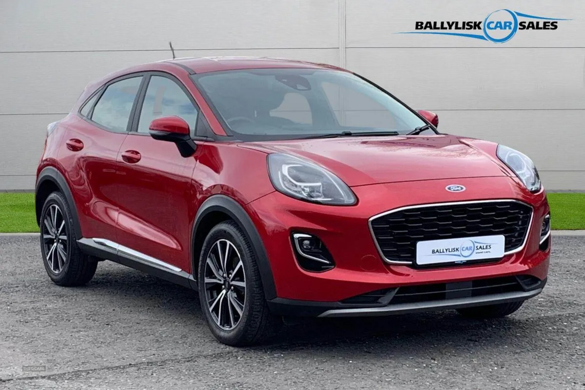 Ford Puma 1.0T Titanium in Fantastic Red with 25K - Image 1