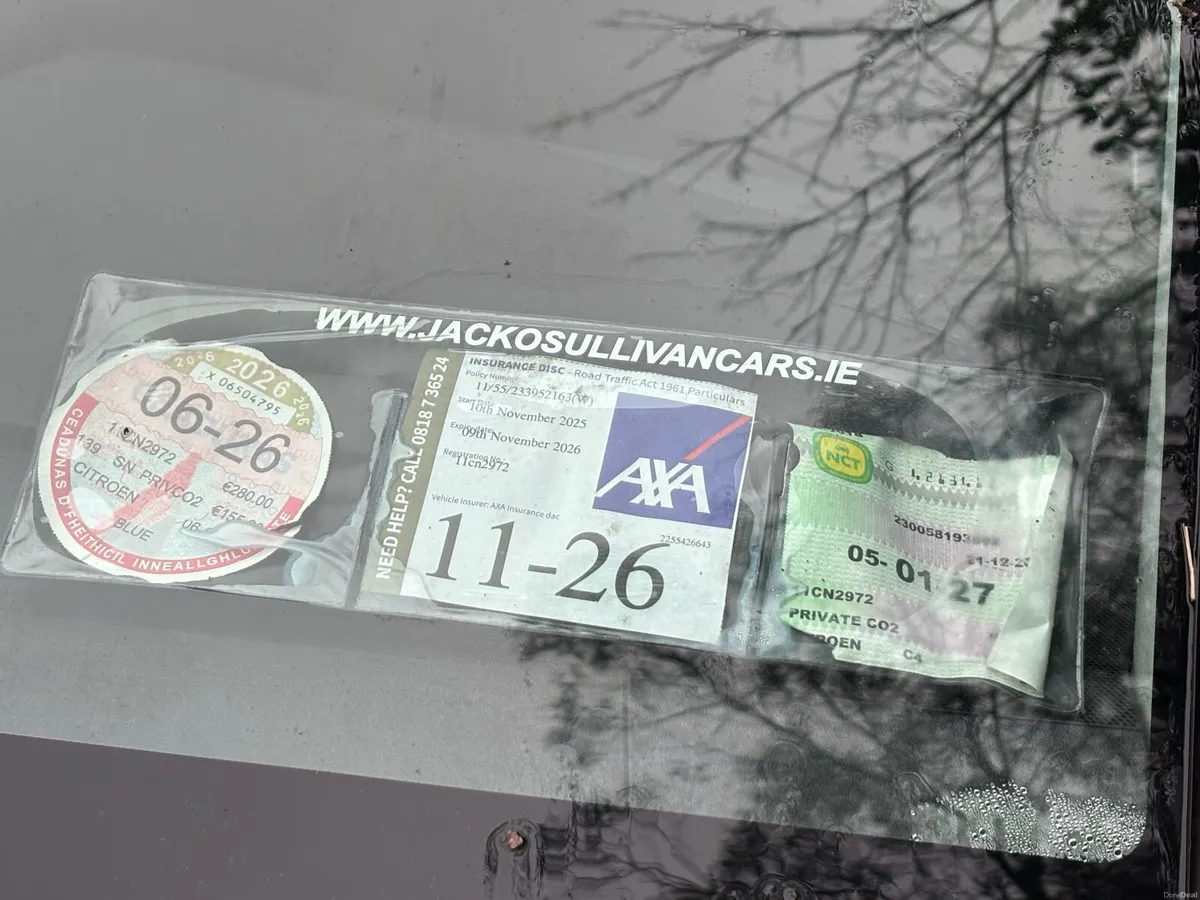 Citroen C4 Grand Picasso Tax and NCT - Image 3