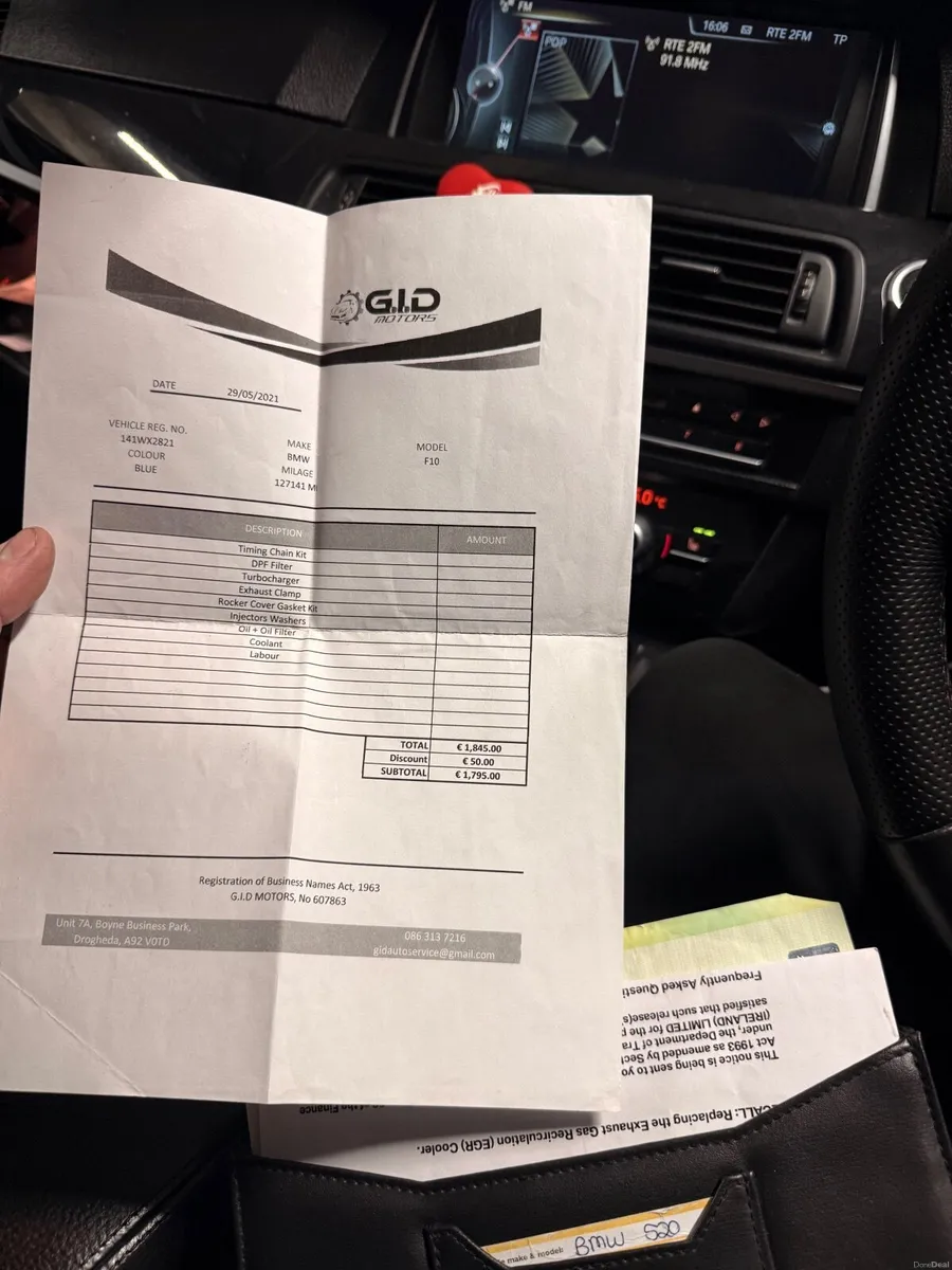 BMW F10 FACELIFT REVERSING CAMERA GENUINE KM - Image 4