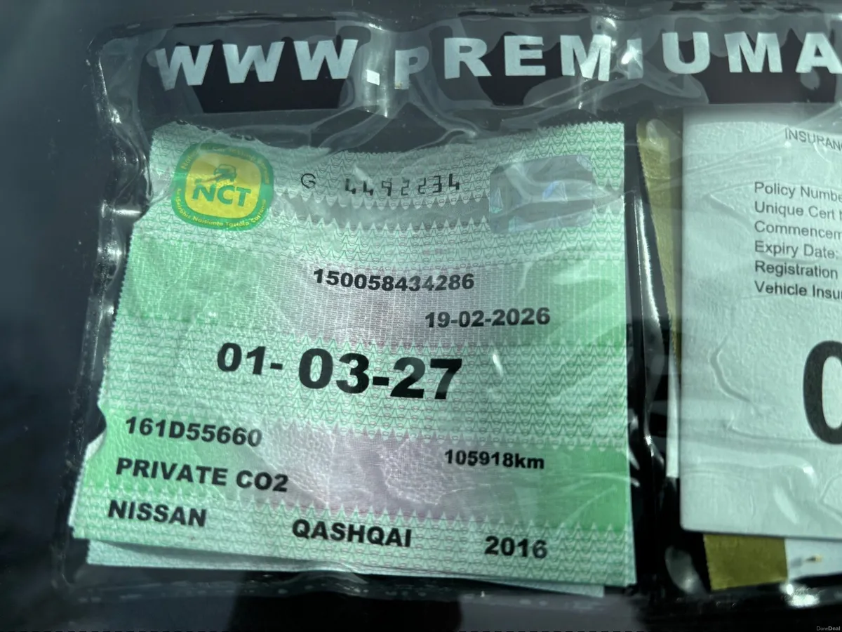 Nissan Qashqai 2016 New NCT Petrol, low mileage - Image 4