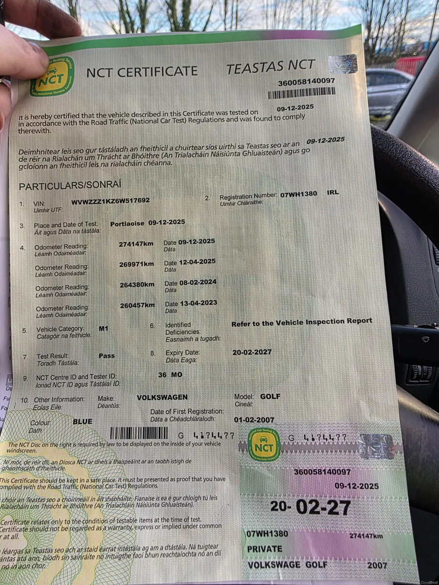 Volkswagen Golf+ 2007, Fresh Nct, Warranty - Image 3