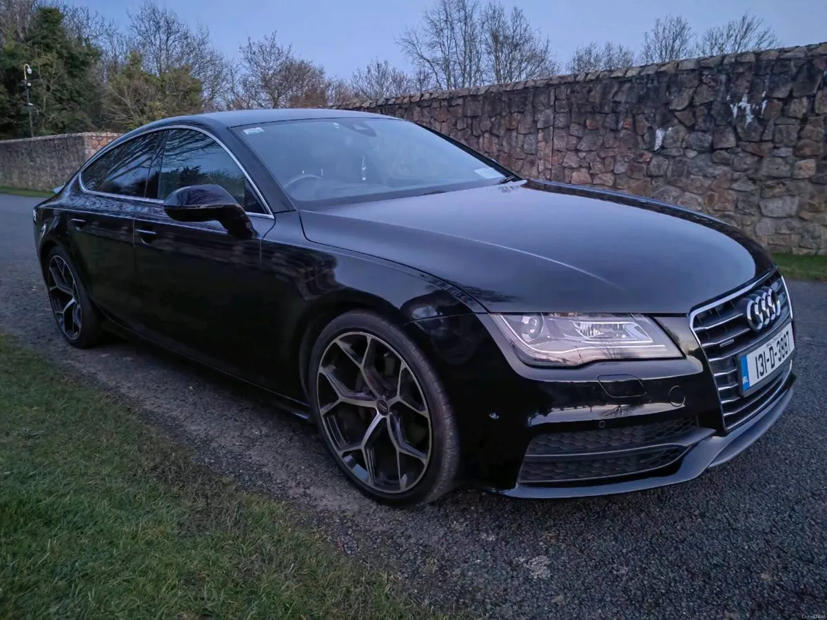 131 Audi A7 Black Sline 3l tdi Auto Nct May,taxNov - Image 4