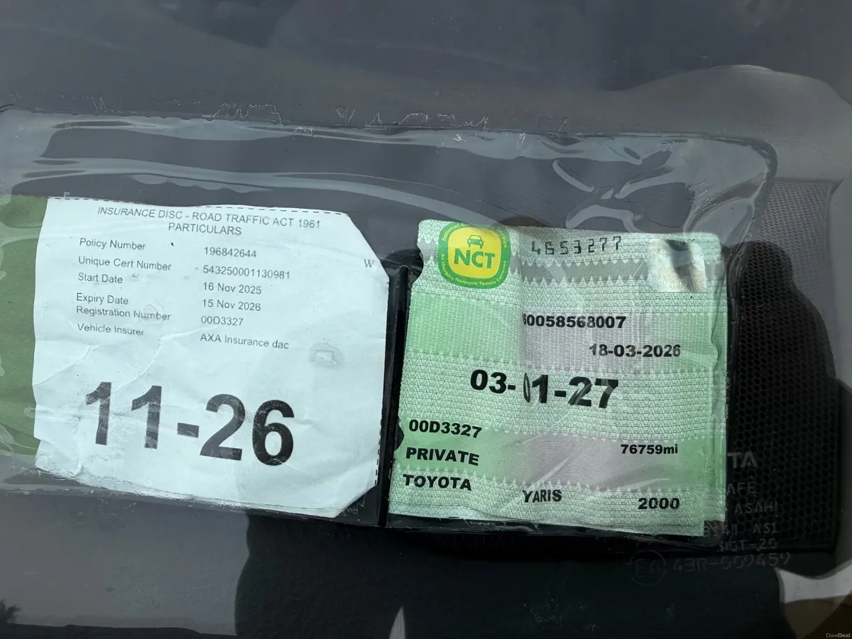 Toyota Yaris 2000 Manual 1.0 petrol - Image 3