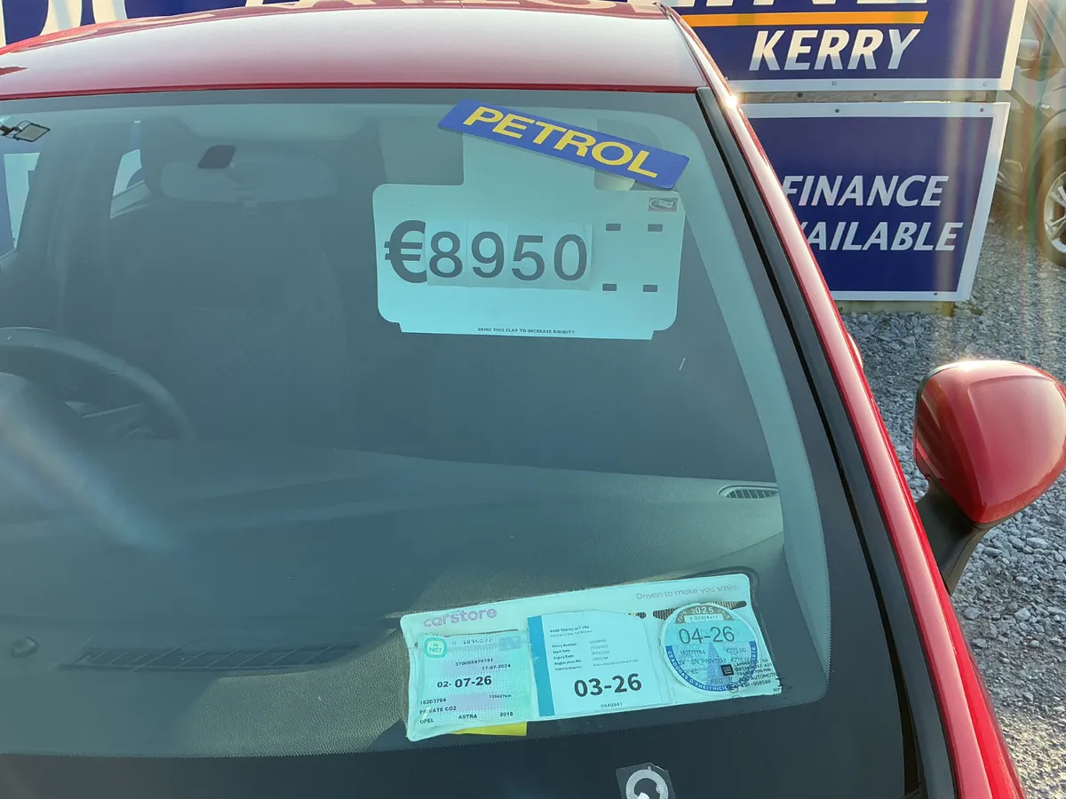 2018 OPEL ASTRA 1.4 PETROL  TAXED NCT - Image 4