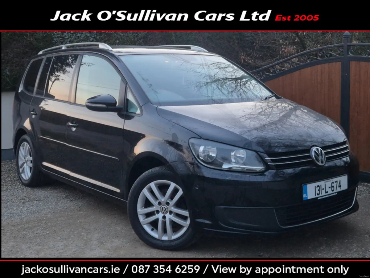 2013'VW TOUARAN 1.6 TDI 7 SEATER - NEW NCT - Image 1