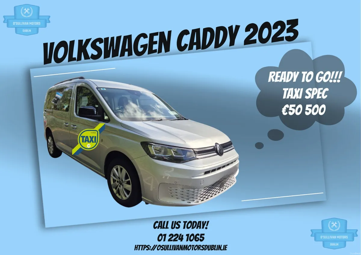 VW CADDY/ 2023/2.0 DIESEL/7 SEATER/AUTO/WAV - Image 1
