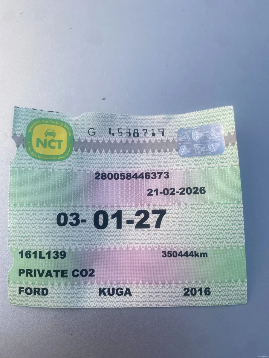 Ford Kuga Titanium 2016. New NCT, One Lady Owner - Image 3