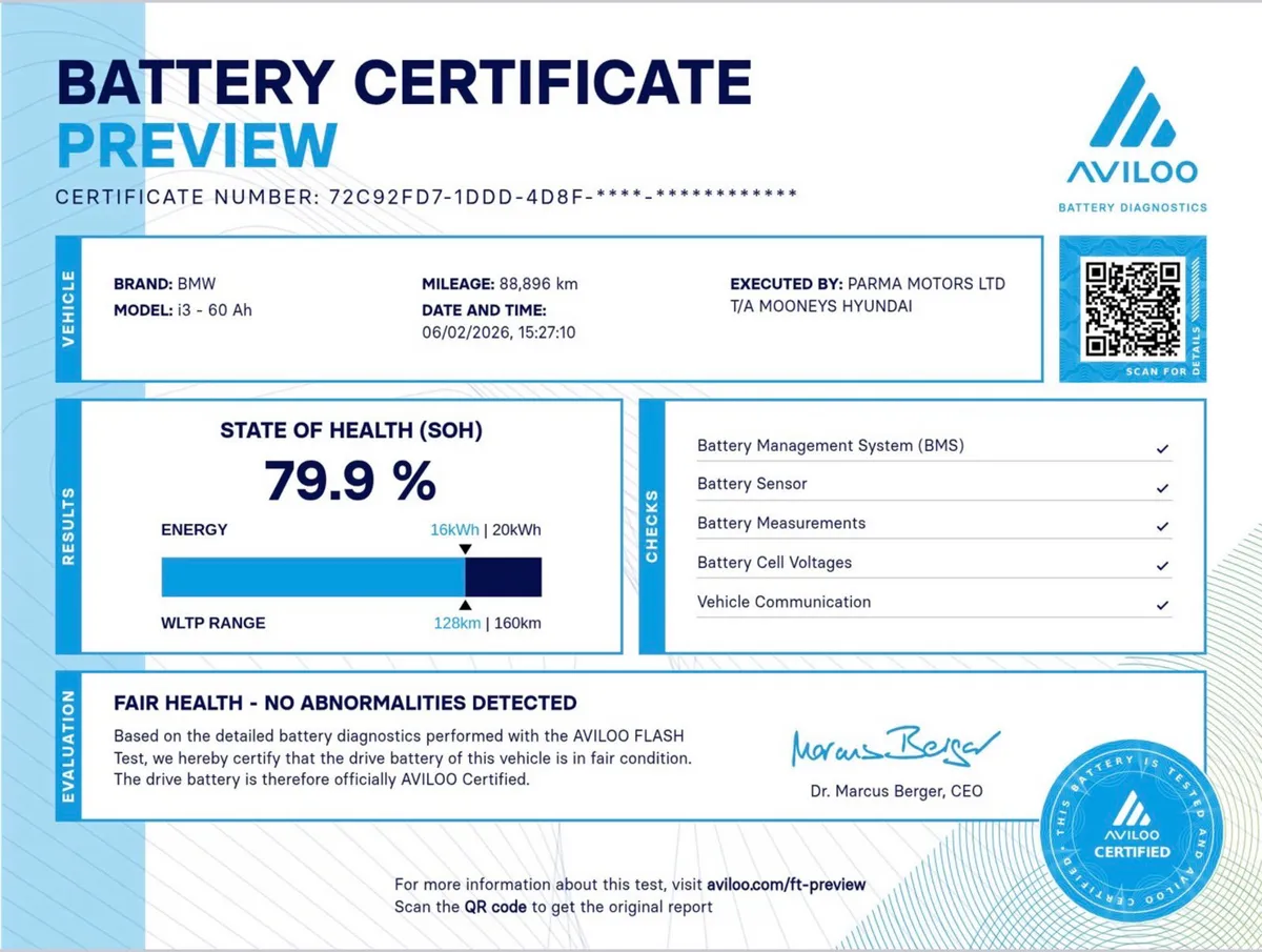 BMW i3 Electric | Low km | Dealer service history. - Image 3