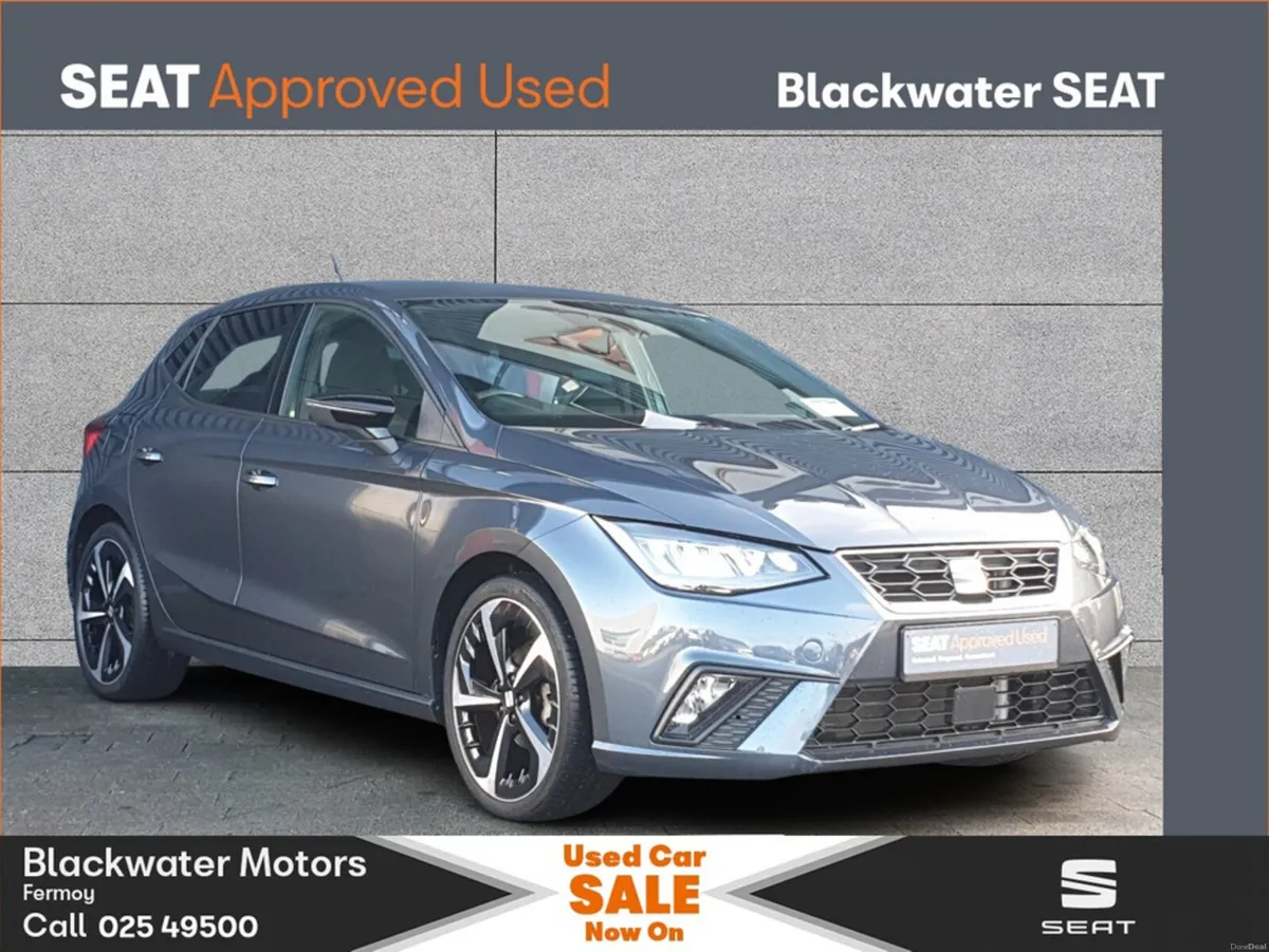 SEAT Ibiza 1.0TSI 95BHP FR PA - WAS €23,950 NOW €2 - Image 1
