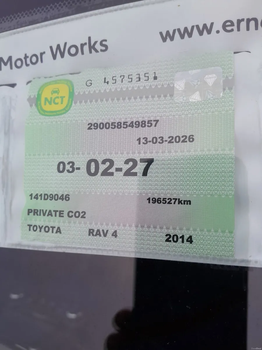 2014 Toyota RAV4 jeep  new nct  low km  €8800 - Image 2