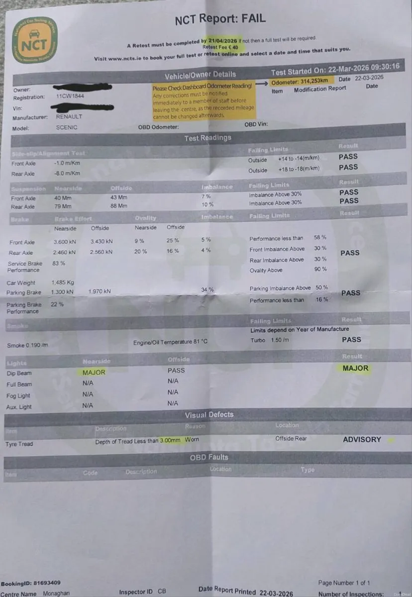 Renault Scenic NCT Update 5 seats 1.5 DCI - Image 1