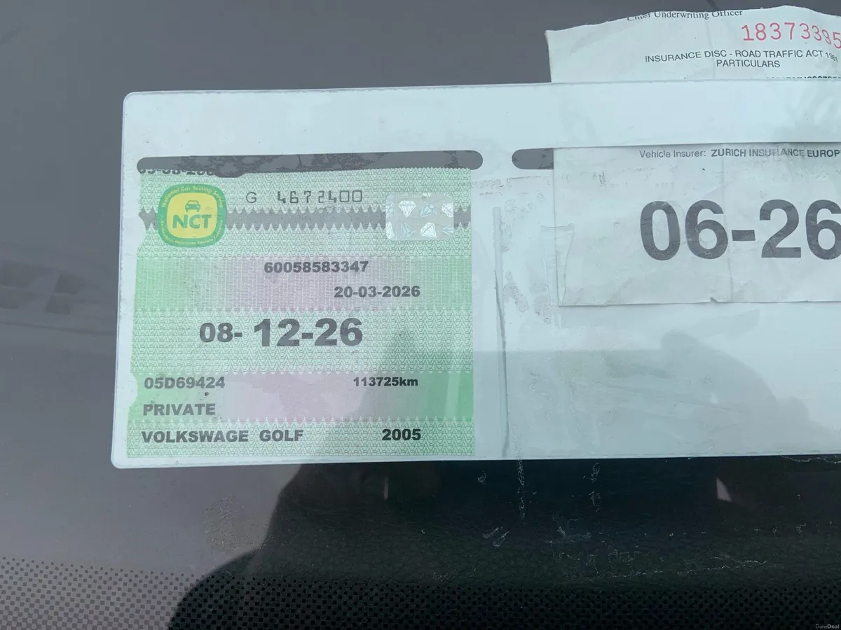 automatic golf 1.6 just been nct,d today low miles - Image 3