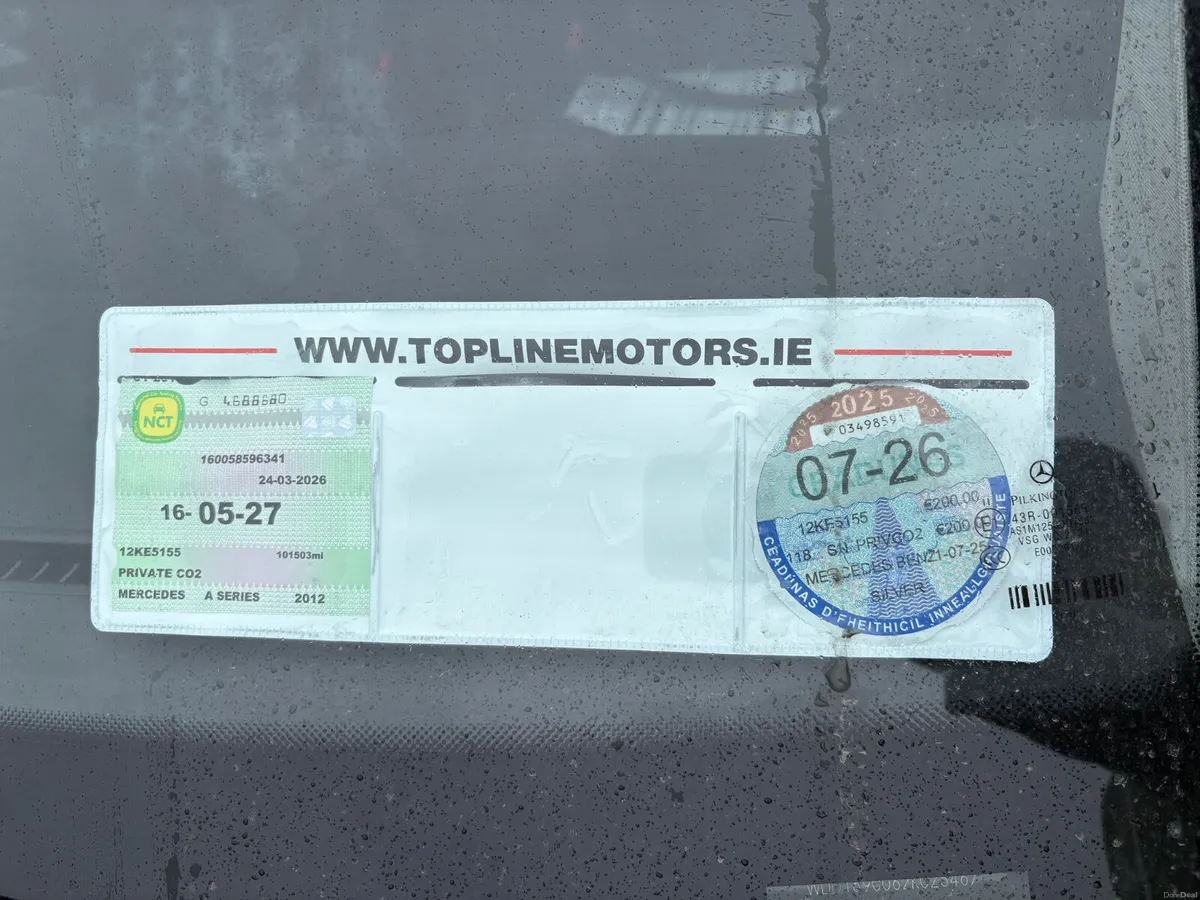 ==Mercedes-Benz A-Class 2012//NEW NCT//TAXED== - Image 2