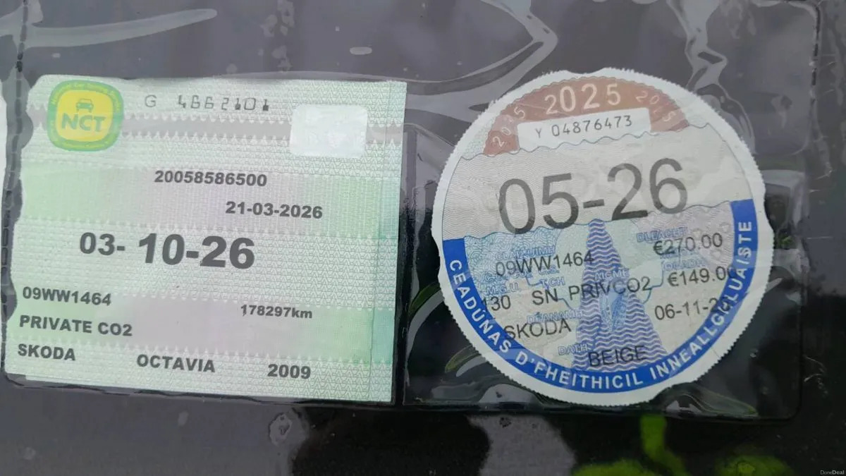 SKODA OCTAVIA 1.9TDI NCT 10/26 TAX 5/26 1,950 EURO - Image 4