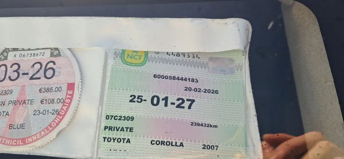 Toyota Corolla 2007 €1100 - Image 1