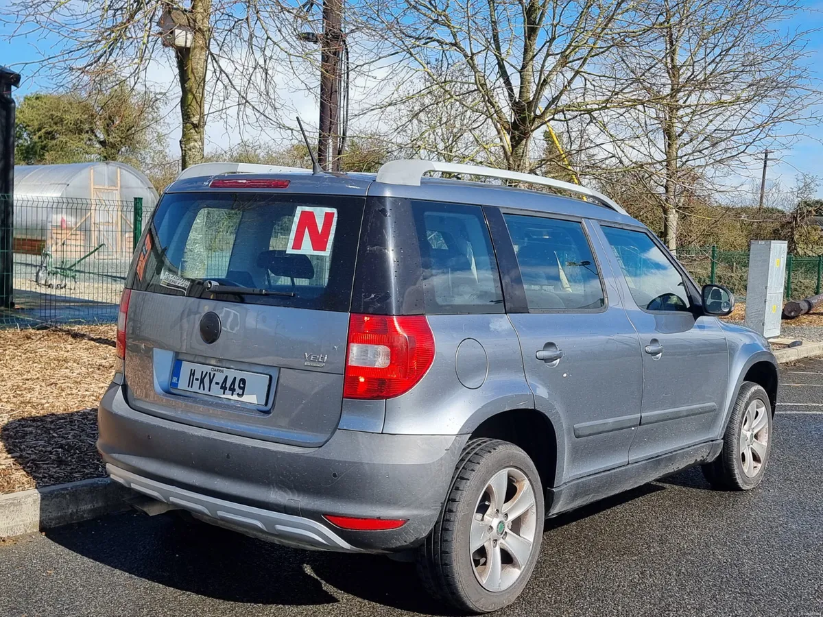 Skoda Yeti 2011 tdi .Nct&tax.  Bargain €2650 - Image 1